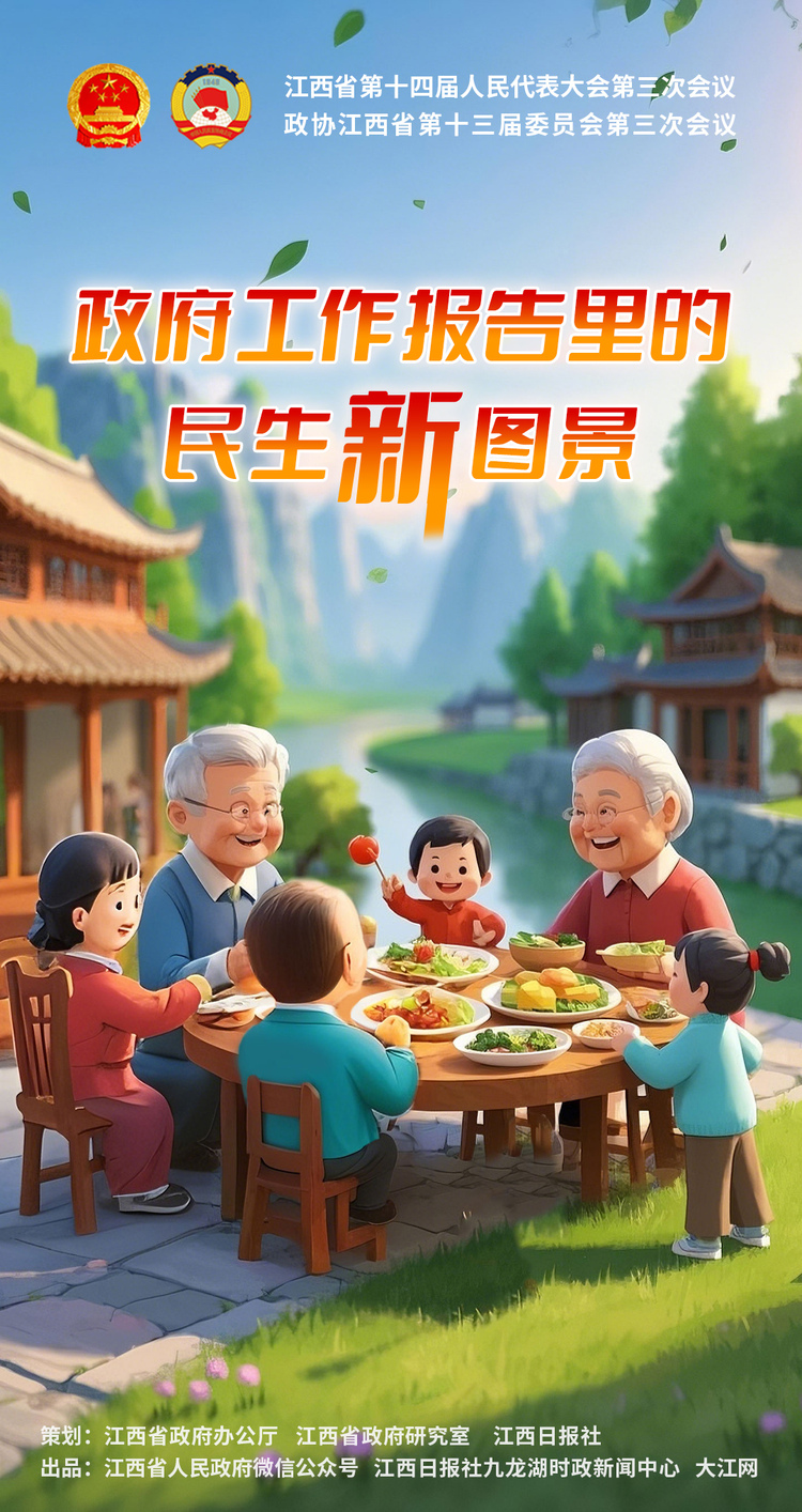 江西兩會策劃 | 政府工作報告裏的民生新圖景