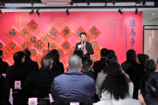 一筆一畫一聯一韻盡顯年味 “躍馬爭春”書法楹聯展在寧開幕