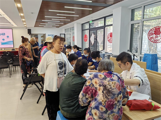 瀋陽市皇姑區聯動醫療機構 把健康服務送到居民家門口_fororder_馬靜體檢