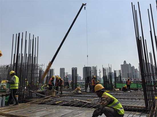 瀋陽王家灣冰上運動中心地下主體結構如期完工_fororder_馬靜王家灣3