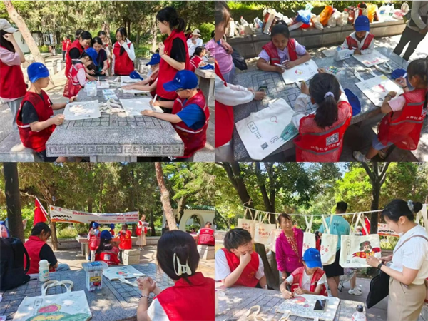 瀋陽開展共青團中央“夥伴計劃”示範項目——“建黨光輝耀七一，紅領巾綠藝繪家園” 志願服務活動_fororder_微信截圖_20250622140335