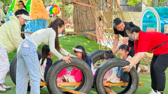 瀋陽市鐵西區實驗幼兒園舉辦“大樹下的六一”主題親子遊樂會