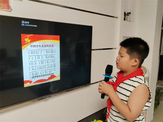 瀋陽珠江五校暑假特色作業：用聲音和畫筆凝聚愛國力量_fororder_教育珠五1