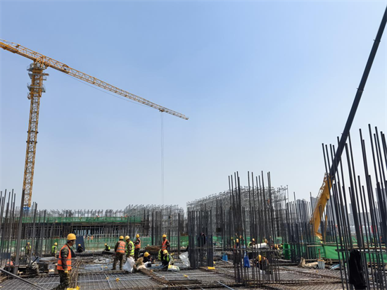 瀋陽王家灣冰上運動中心地下主體結構如期完工_fororder_馬靜王家灣2