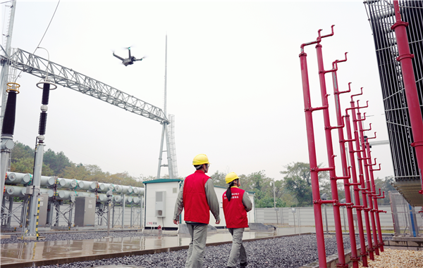 湖北咸寧：科技賦能變電運維 無人機跑出巡檢“加速度”_fororder_圖片78