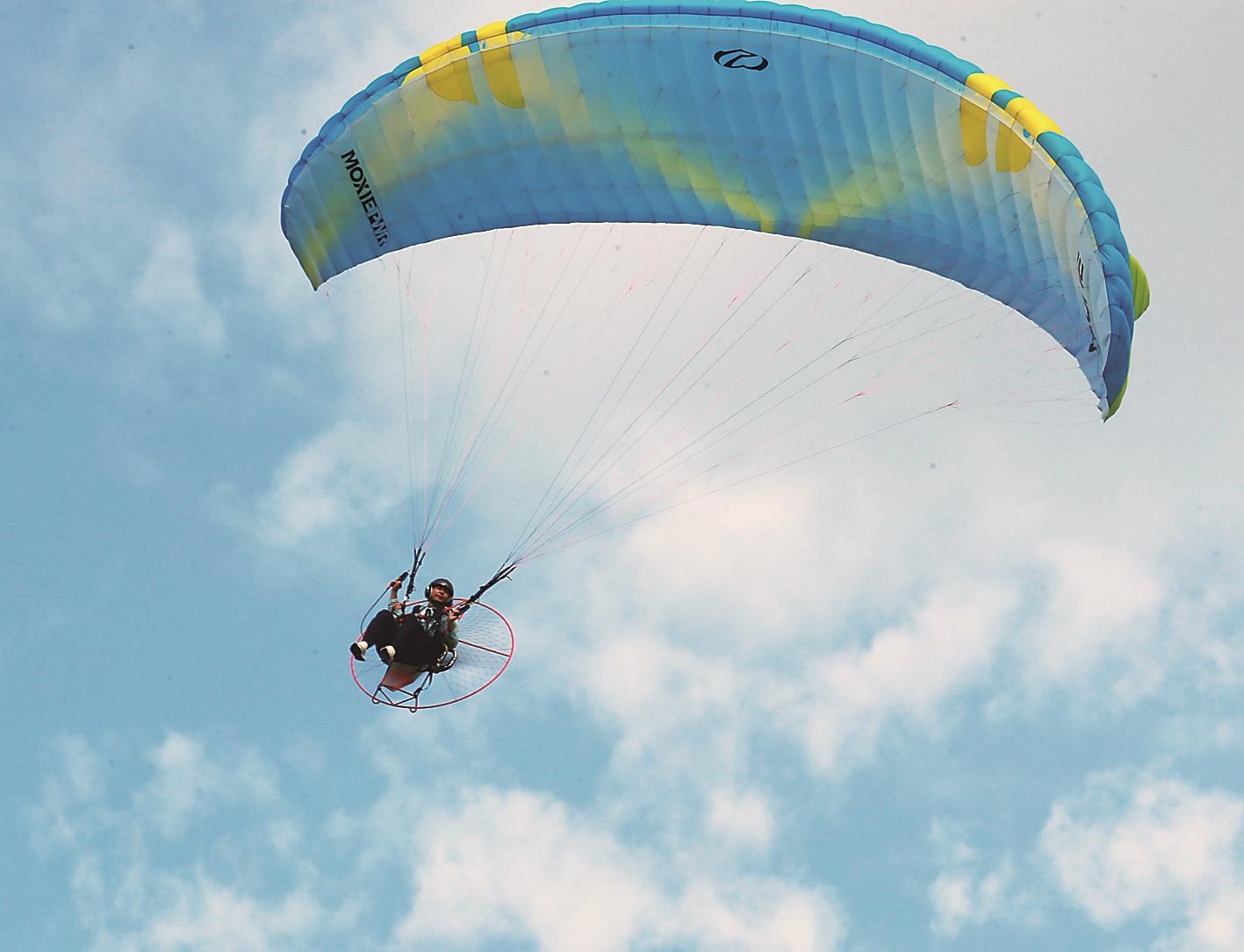 吉林·雙陽第四屆滑翔傘定點比賽啟幕