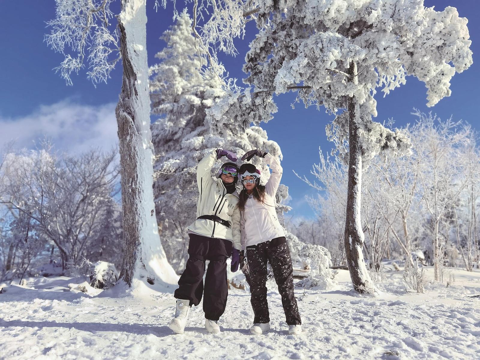 吉林市“小林海雪原”一派銀裝素裹