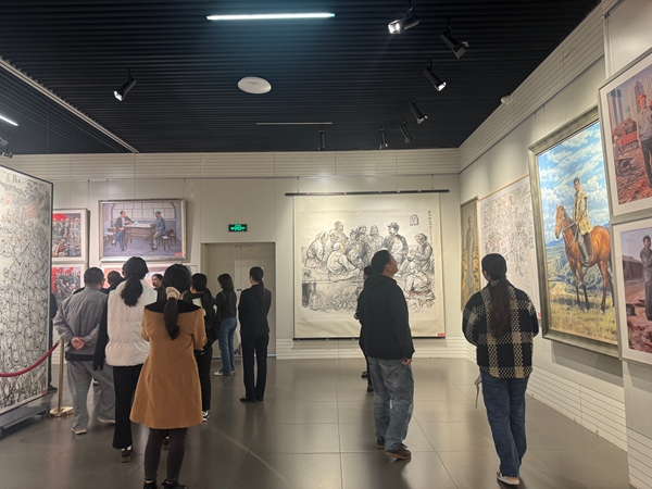 “賡續紅色血脈 傳承南梁精神” 革命主題繪畫藝術作品巡展走進貴州 “賡續紅色血脈 傳承南梁精神” 革命主題繪畫藝術作品巡展走進貴州_fororder_44