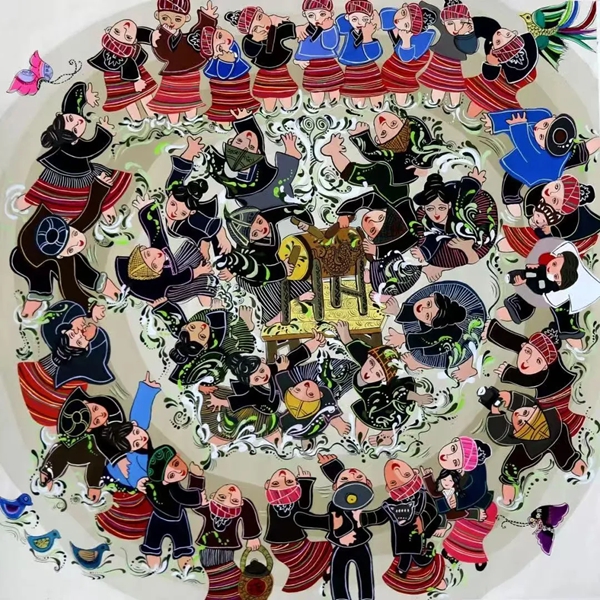 5件水城農民畫作品入選 “大地繪彩”——2025年農民畫大展_fororder_22