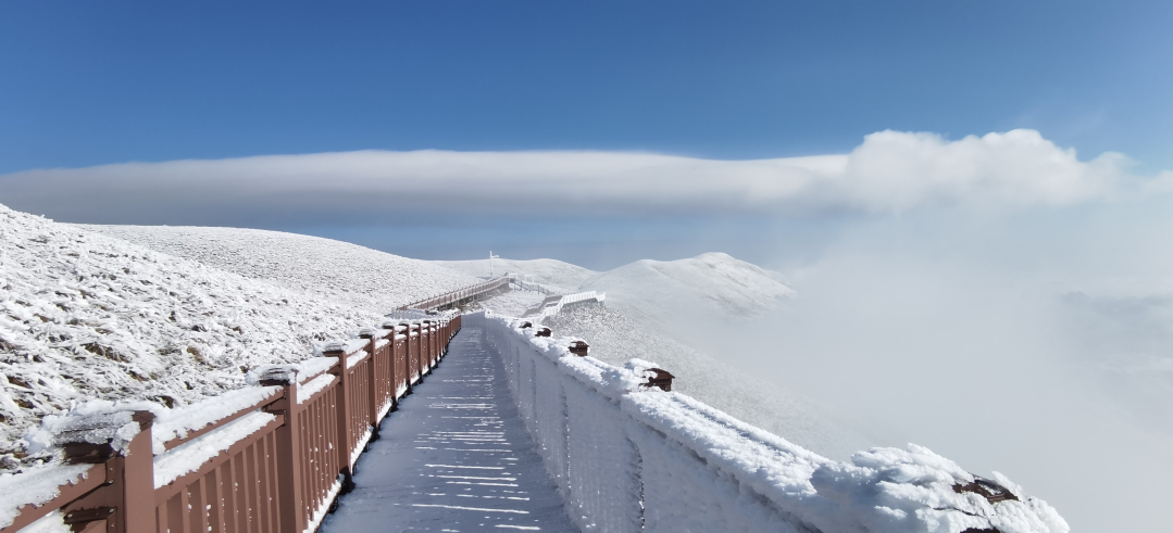 阿西裏西韭菜坪雪景如畫