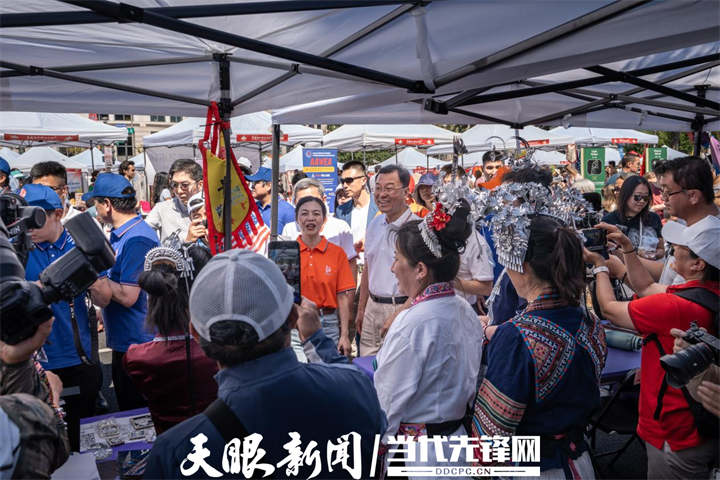 “多彩貴州風”再度席捲華盛頓中國文化節，貴州魅力持續全球圈粉