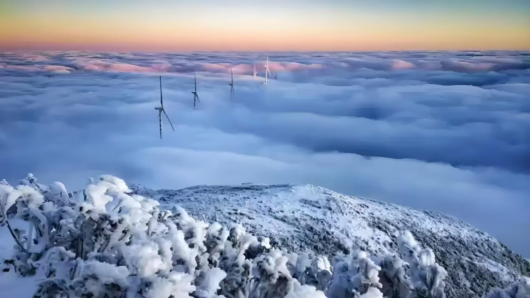 阿西裏西韭菜坪雪景如畫