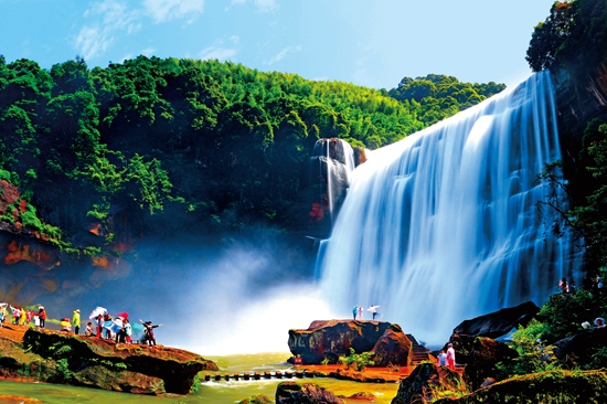 赤水河谷九月九·第三屆遵義醬酒節將於10月28日在仁懷開幕_fororder_赤水大瀑布