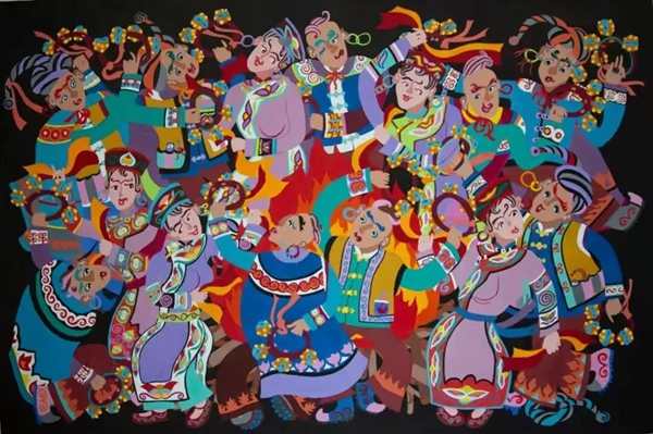 5件水城農民畫作品入選 “大地繪彩”——2025年農民畫大展_fororder_11