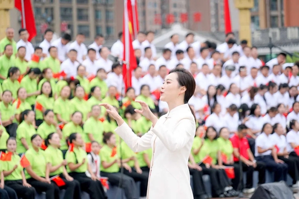 貴州仁懷“歌唱祖國·酒都歡歌”經典歌曲人人唱活動舉行_fororder_3