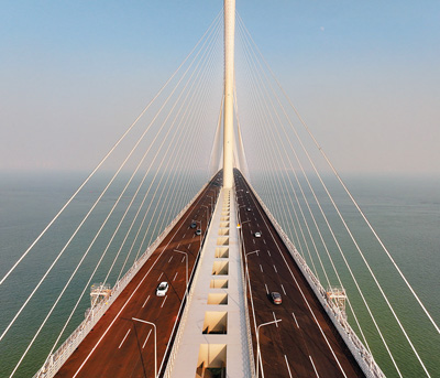 黃茅海跨海通道通車