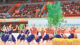 廣西唄儂表演驚艷亮相運動會