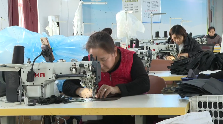 石家莊鹿泉:小箱包“噠噠”作響 奏響家門口致富樂章