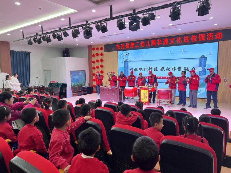 河北東光：傳統文化進校園 武韻鼓音潤童心