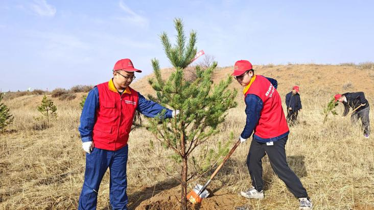 國網陜西電力：植樹添綠 共繪生態保護同心圓_fororder_圖片6