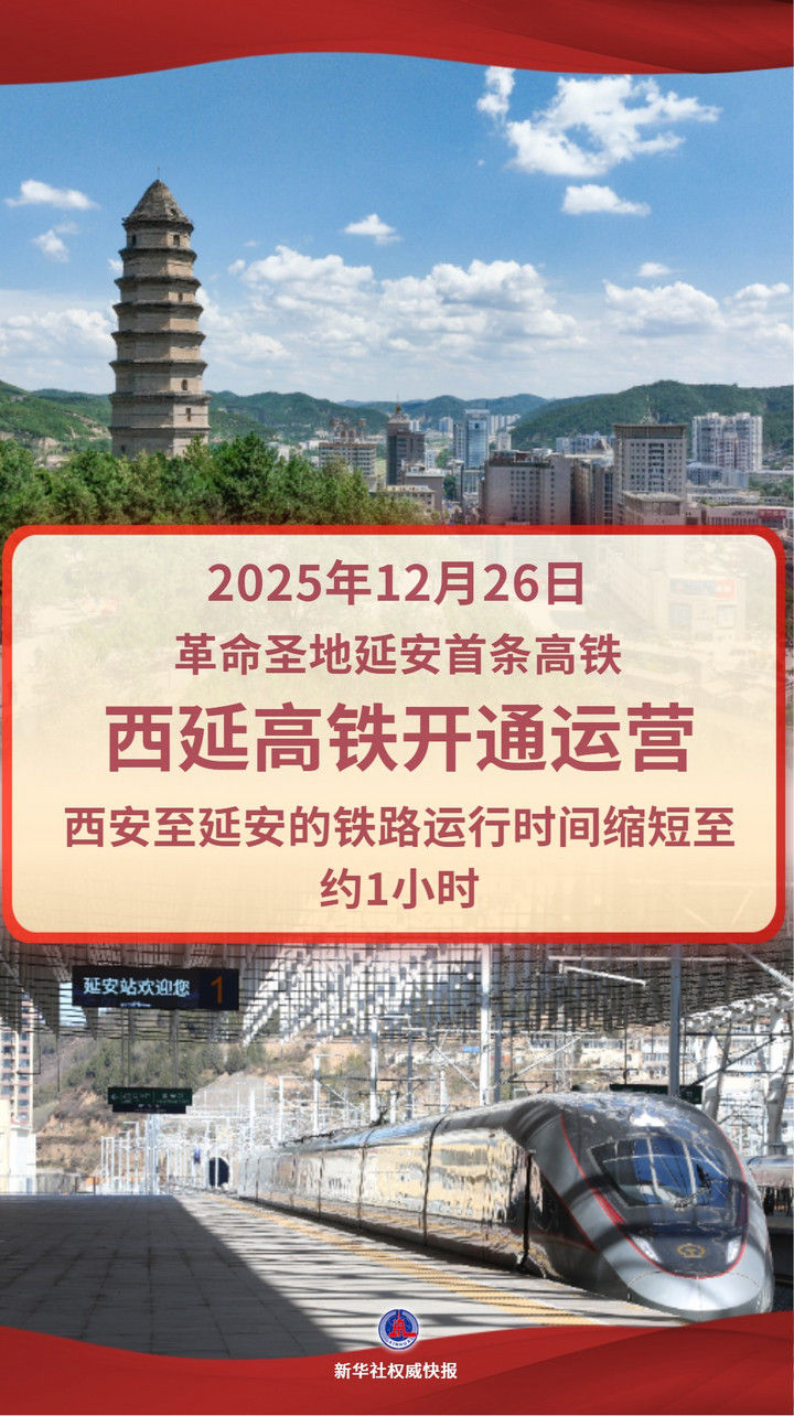 西延高鐵開通！革命聖地延安迎來“高鐵時代”