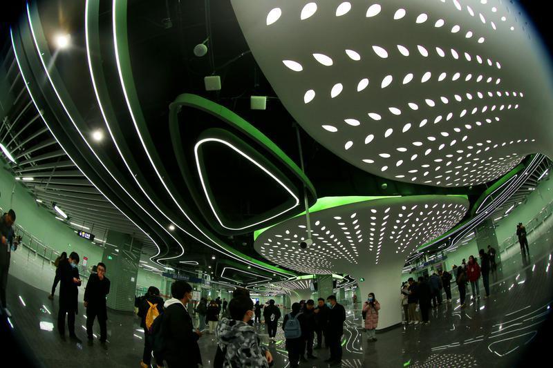 走進西安地鐵8號（環）線 揭開特色車站神秘面紗