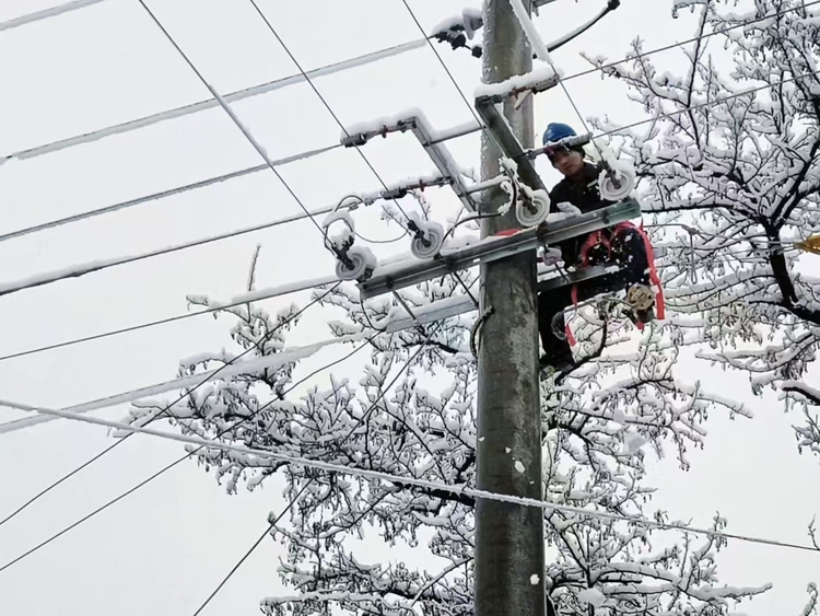 國網渭南供電公司：全力以赴抗風雪保供電