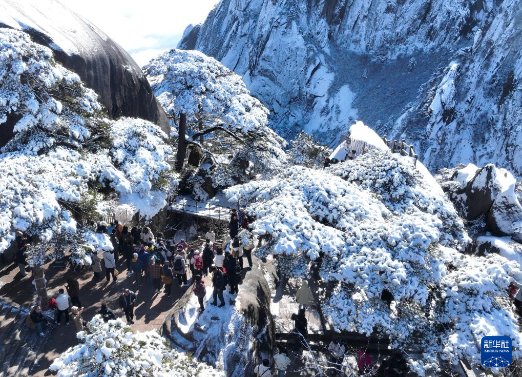 雪後黃山景美如畫