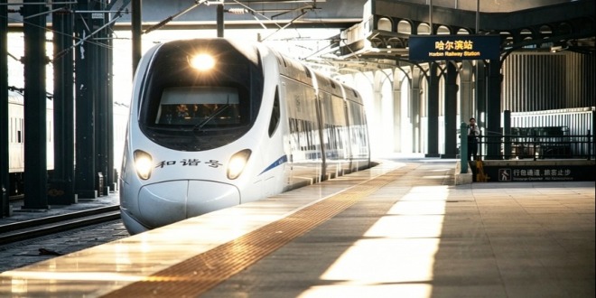 我國最北高鐵哈伊高鐵首次開行動車組測試列車