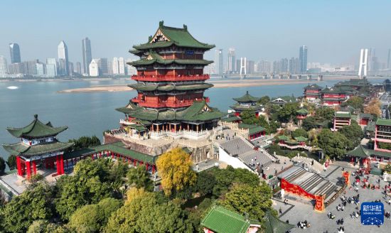 南昌滕王閣景區全新開放迎新年 南昌滕王閣景區全新開放迎新年