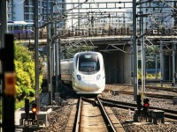 我國最北高鐵哈伊高鐵首次開行動車組測試列車