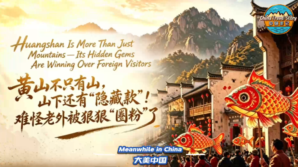 黃山山下還有“隱藏款”！難怪老外被狠狠“圈粉”了