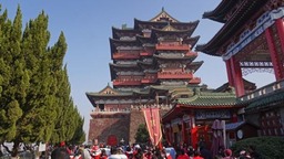 南昌滕王閣景區全新開放迎新年