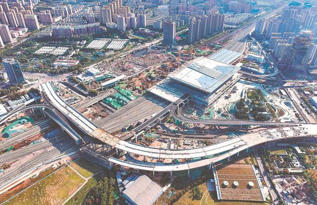 合肥市新合肥西站項目建設正酣
