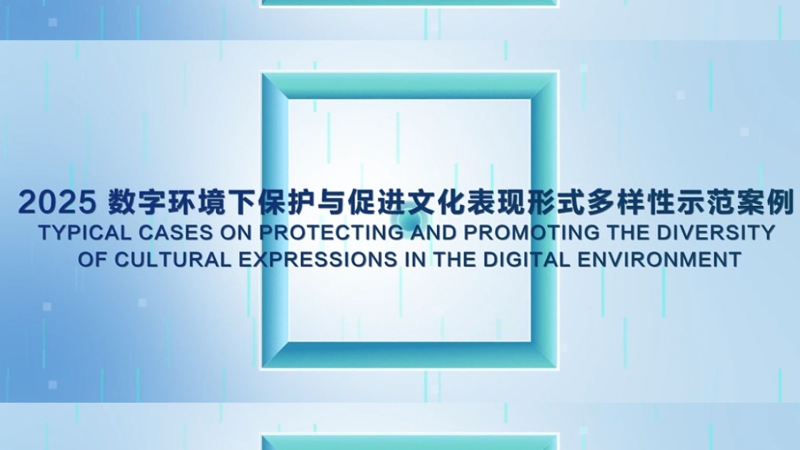Typical Cases on Protecting and Promoting the Diversity of Cultural Expressions in the Digital Environment Released at the Creativity 2030 - 5th International Forum_fororder_未命名