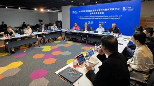 聯合國教科文組織國際創意與可持續發展中心諮詢委員會會議以“線上+線下”相結合的形式在北京召開。_fororder_14