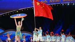 南海潮涌 天涯此時——第六屆亞洲沙灘運動會開幕