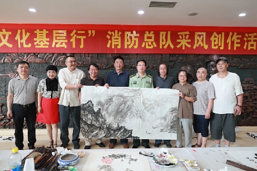 【聚焦重慶】重慶公安文聯采風創作活動走進重慶市消防總隊