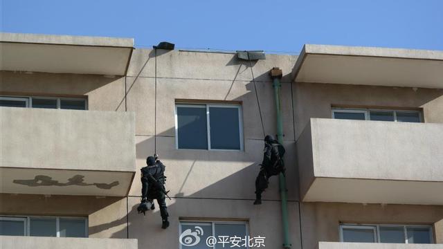 北京開展處置多點連環恐怖襲擊實戰演練