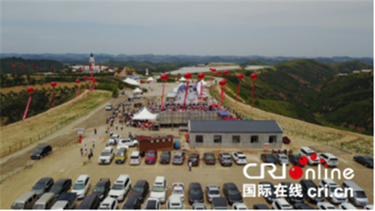 陜西安塞首屆鄉村旅遊節開幕_fororder_南溝鄉村旅遊節現場（周志彬 攝）_副本