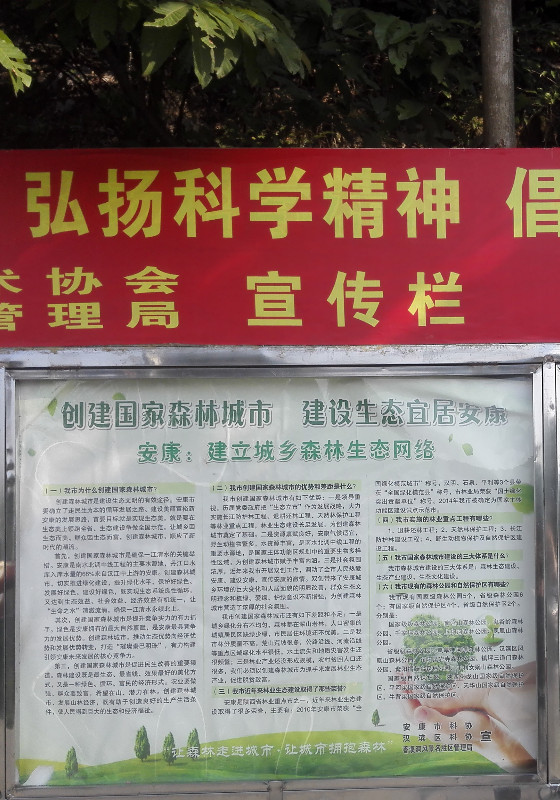 【今日看點】（頁面標題）安康一大型景區宣傳欄內容抄襲 市民：不走心  （內容頁標題）安康一大型景區宣傳欄內容抄襲 市民：實在不走心