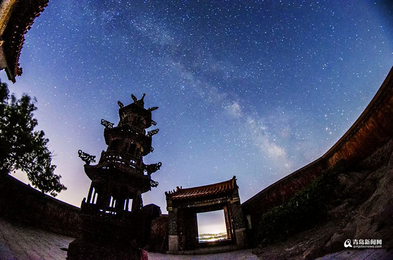 多幅星空美圖 感受青島初秋夜晚的美麗_fororder_3_副本