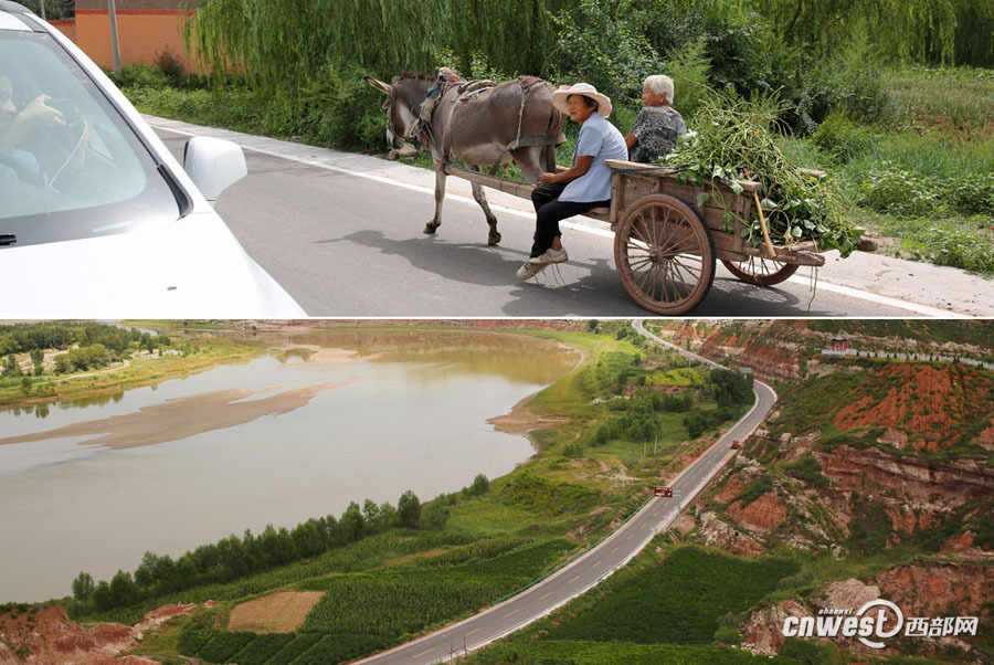 【焦點圖 顯示圖在稿件最下方】陜西1號公路今日通車 看看最北段沿黃公路長啥樣