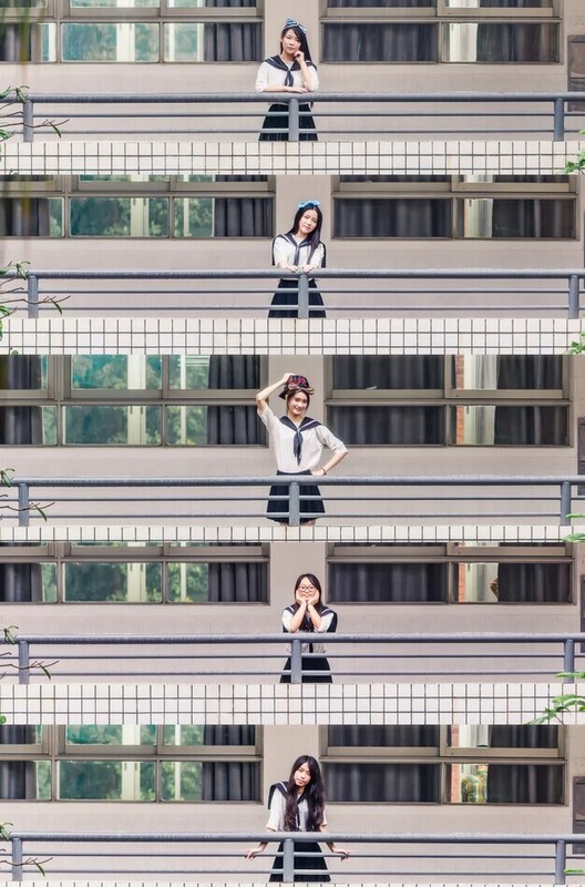 廣東畢業生拍《小時代》版畢業照