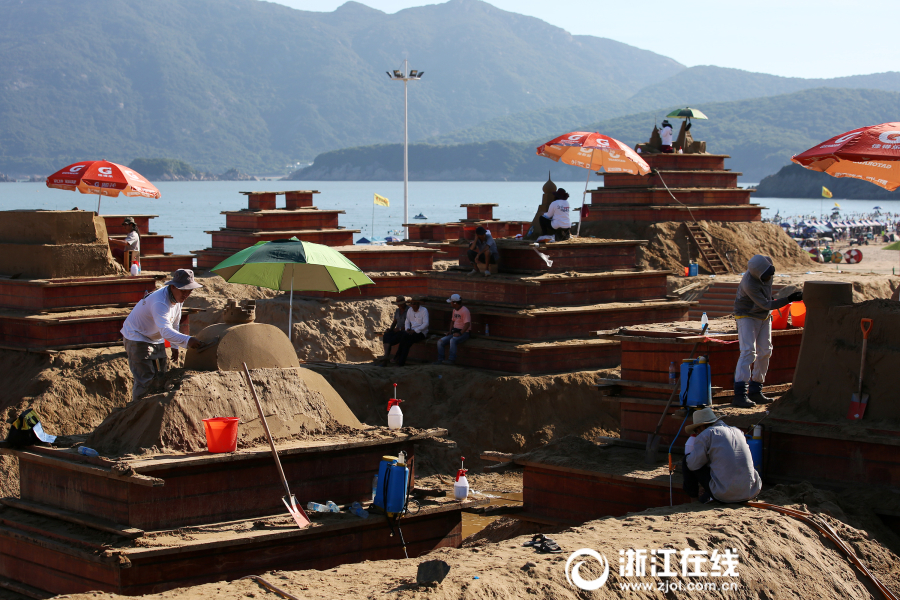 舟山國際沙雕節正式開雕