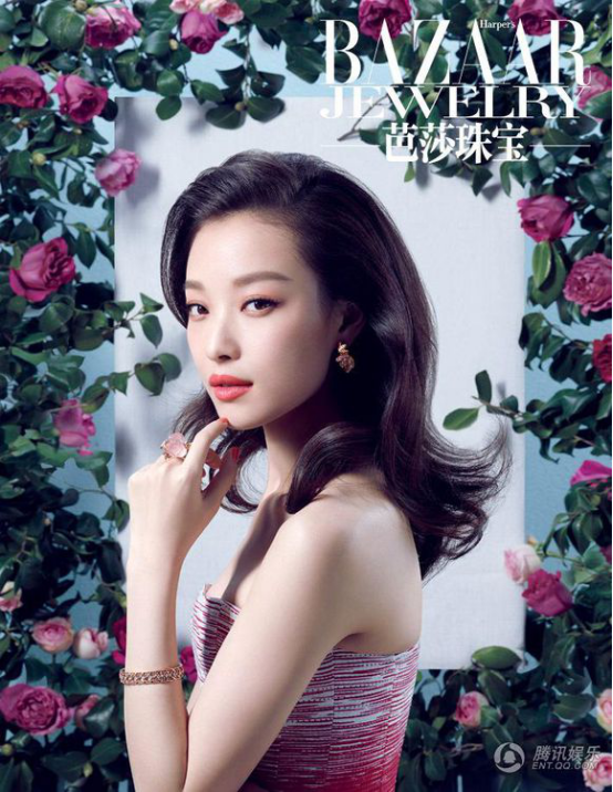 明星雜誌硬照人比花美 白百何俏麗劉詩詩仙氣