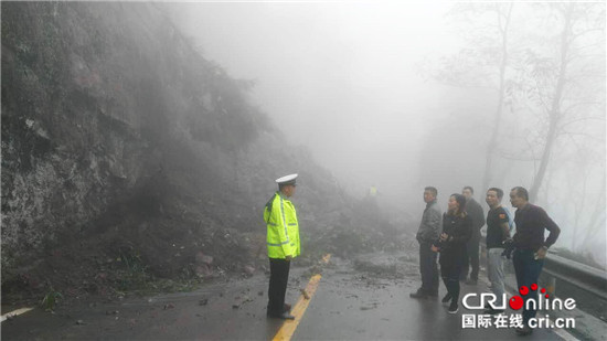 已過審【法制安全】大雨來襲 忠縣警方搶險疏導保一路平安
