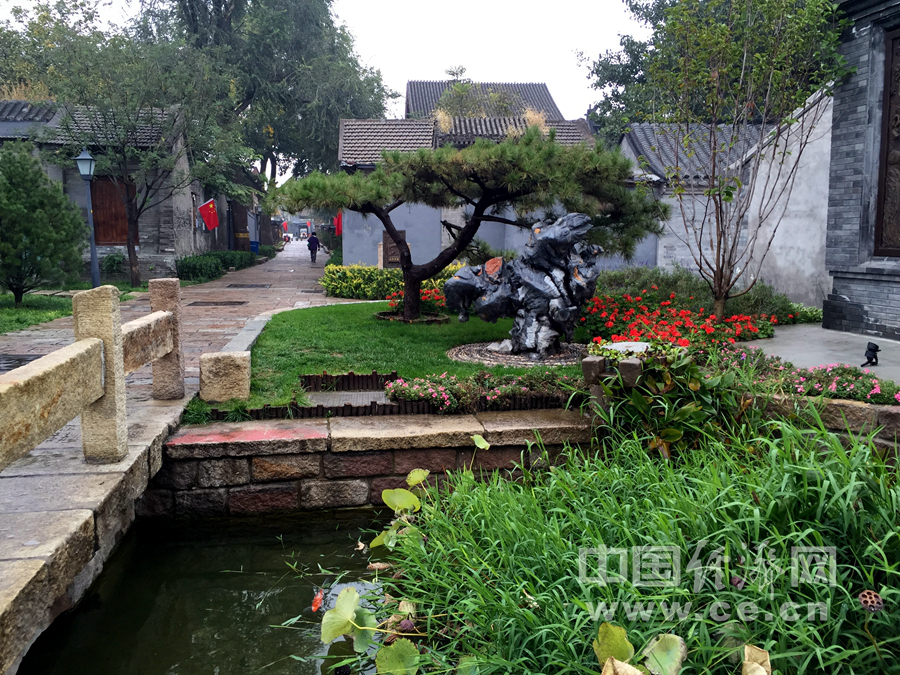 雨中游北京前門三里河 觀水穿街巷美景