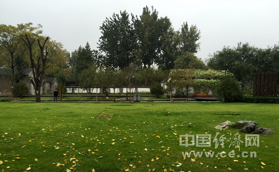 雨中游北京前門三里河 觀水穿街巷美景