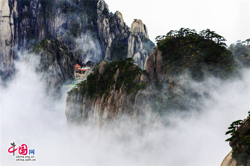 秋觀雲海 用身心體味黃山的自然神奇